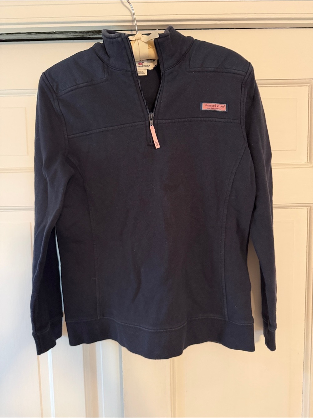 Vineyard Vines Navy blue cotton Quarter-Zip Sweater